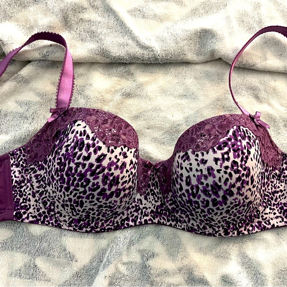 Beautiful leopard print bra size 40D